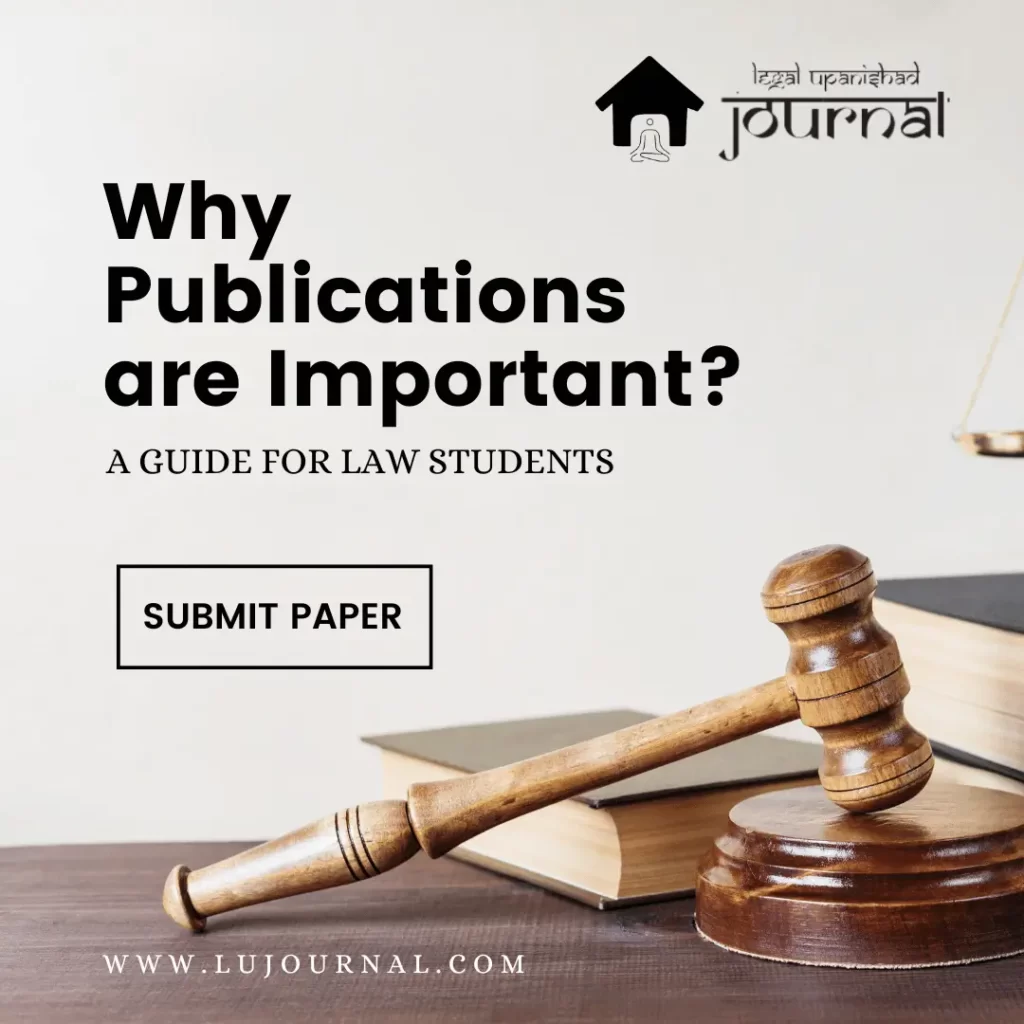 Importance of Publication for Law Students
